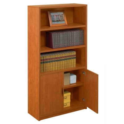 72H Bookcase with Doors